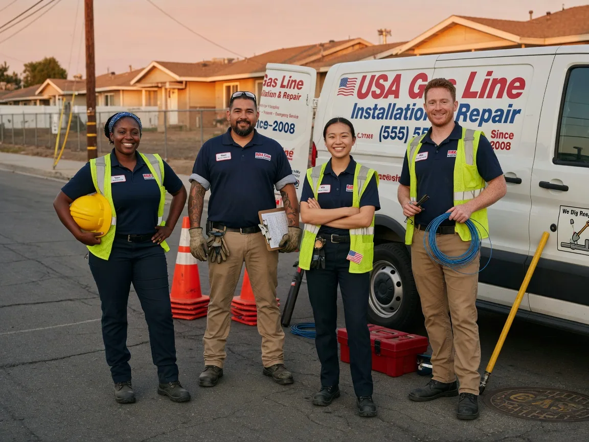 Gas Line Installation company in Mather, CA